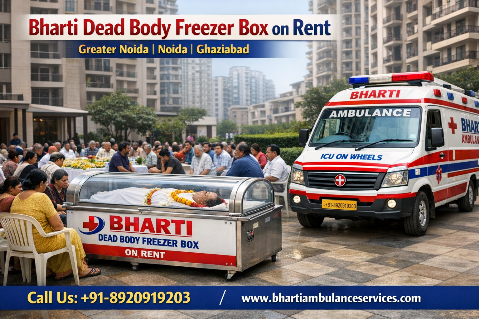 Dead body freezer box service image 3